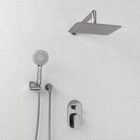 A14031 Встраиваемый комплект для душа с верхней душевой насадкой и лейкой — фото 2, Встраиваемые душевые комплекты