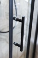 Душевой уголок CEZARES ECO-O-R-2-100-C-NERO — фото 2, Душевые уголки