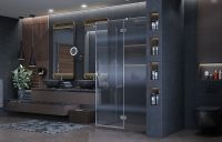 Душевой уголок Ambassador Diamond 120х80 12011104R профиль Хром стекло прозрачное — фото 6, Душевые уголки