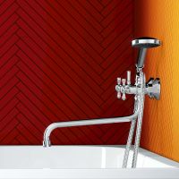 Смеситель для ванны Dorff Vintage D6095000 универсальный Хром — фото 3, Смеситель для ванны