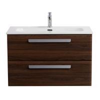 База под раковину подвесная CEZARES ECO-CER-N-800-2C-SO-NCS-P — фото 1, Тумбы под раковину