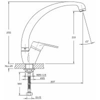 Товар: Смеситель для кухни Haiba HB4116-2 Хром - фото 2 Смеситель для кухни Haiba HB4116-2 Хром — фото 2, Смесители для кухни