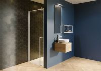 Товар: Душевая дверь Riho Lucid GD101 100х10 G005003121 (GD110B000) профиль Черный стекло прозрачное - фото 2 Душевая дверь Riho Lucid GD101 100х10 G005003121 (GD110B000) профиль Черный стекло прозрачное — фото 2, Душевые двери в нишу