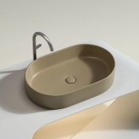 Раковина-чаша Ceramicanova Element 61 CN6048MC Капучино матовая — фото 19, Раковины накладные