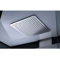 Душевая кабина Orans 100x100 R 89101rb с баней профиль Черный задние стенки Черные — фото 7, Душевые кабины