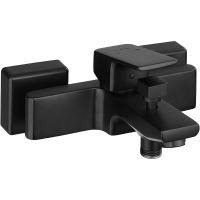 Смеситель для ванны E.C.A. Tiera 102102469C1EX Черный матовый — фото 1, Смеситель для ванны