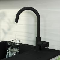 Смеситель для кухни Iddis Cuba CUBBLFJi05 Черный матовый — фото 5, Смесители для кухни