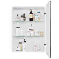 Товар: Шкаф зеркальный POINT, 60 см, 1 дверца, 2 стеклянные полки, инфракрасный выключатель, LED-подстветка - фото 7 Шкаф зеркальный POINT, 60 см, 1 дверца, 2 стеклянные полки, инфракрасный выключатель, LED-подстветка — фото 7, Шкафы для ванной