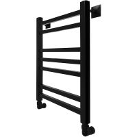 Водяной полотенцесушитель Energy Techno 600x400 EWTR0TECH06040R905M Черный матовый — фото 3, Водяные полотенцесушители