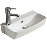 Товар: Раковина CeramaLux 45 9055 Белая - фото 1 Раковина CeramaLux 45 9055 Белая — фото 1, Мини-раковины