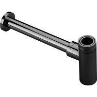 Сифон для раковины Cisal ZA00404240 Черный матовый — фото 1, Сифоны для раковины