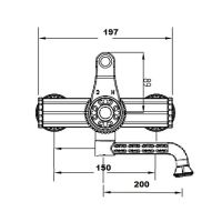 Смеситель для раковины Bronze de Luxe Windsor 10114 Бронза — фото 3, Смесители для раковины