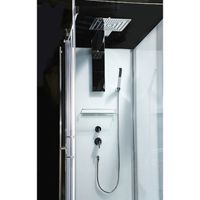 Душевая кабина Orans 120x80 8629ed0 профиль Хром задние стенки Белые — фото 2, Душевые кабины