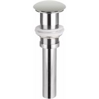 Донный клапан Ceramicanova CN2000MSG click-clack Серый матовый — фото 1, Донные клапаны