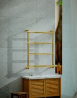 Товар: Электрический полотенцесушитель Margaroli Sole 542-4 BOX 5424704GONB Золото - фото 9 Электрический полотенцесушитель Margaroli Sole 542-4 BOX 5424704GONB Золото — фото 9, Электрические полотенцесушители