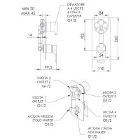 Товар: Смеситель для душа Remer Infinity I94 Хром - фото 2 Смеситель для душа Remer Infinity I94 Хром — фото 2, Смеситель для душа