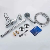 Смеситель для ванны Ledeme H04 2204L универсальный Хром — фото 10, Смеситель для ванны