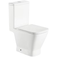 Унитаз компакт AQUAme AQM1006 без бачка с сиденьем Микролифт — фото 1, Напольные унитазы