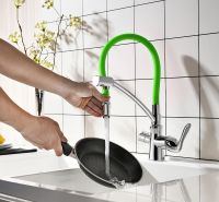 Смеситель для кухни Lemark Comfort LM3070C-Green Хром Зеленый — фото 4, Смесители для кухни