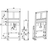 Товар: Инсталляция Creavit GLM100.00 для раковины Черная - фото 2 Инсталляция Creavit GLM100.00 для раковины Черная — фото 2, Инсталляции