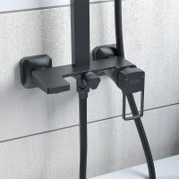 Душевая система Iddis Bild BILBL1Fi06 Черная матовая — фото 2, Душевые системы