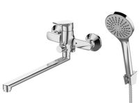 Смеситель "Asti" д/ванны, излив 350 мм, c акс., арт. AT 31 — фото 1, Смеситель для ванны