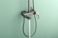 Душевая система Raglo R51.24.09 Графит матовый — фото 24, Душевые стойки