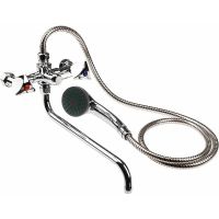 Смеситель для ванны Сантаком 276008с универсальный Хром — фото 1, Смеситель для ванны