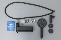 Товар: Смеситель для ванны Haiba HB61590-7 Черный матовый - фото 7 Смеситель для ванны Haiba HB61590-7 Черный матовый — фото 7, Смеситель для ванны