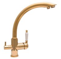 Florentina Смеситель ШАЛЕ, цвет Золото  (CHALET  FL Gold) — фото 1, Смесители для кухни