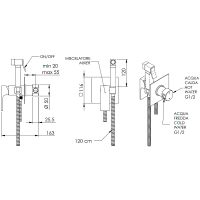 Товар: Гигиенический душ со смесителем Remer Absolute AU65W Хром - фото 2 Гигиенический душ со смесителем Remer Absolute AU65W Хром — фото 2, Гигиенические души