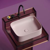 Раковина-чаша Ceramicanova Element 51 CN6052MP Розовая матовая — фото 8, Раковины накладные