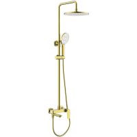 Душевая система Raglo R03.24.03 Золото матовое — фото 1, Душевые стойки