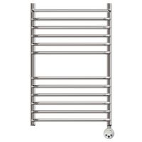 Полотенцесушитель электрический Point Нептун PN09158SPE П11 500x800 с полкой левый/правый, хром — фото 1, Электрические полотенцесушители