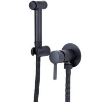 Гигиенический душ со смесителем Bronze de Luxe Scandi 14512B Чёрный матовый — фото 1, Гигиенические души