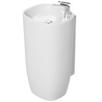 Товар: Раковина Laguraty 49 2180B Белая - фото 5 Раковина Laguraty 49 2180B Белая — фото 5, Раковины напольные