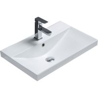 Раковина Velvex 60 9696-60 Белая — фото 1, Раковины встраиваемые сверху