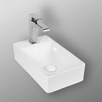 Раковина Bond 38 L S12-380L Белая глянцевая — фото 3, Мини-раковины