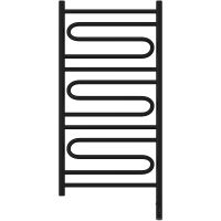 Электрический полотенцесушитель Сунержа Элегия 3.0 1000x500 R 31-5819-1050 Черный матовый — фото 1, Электрические полотенцесушители