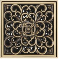 Трап для душа Veragio Canyon VR.CAN-2007.BR с решеткой Бронза — фото 1, Трапы для душа