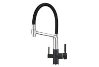 Товар: Granula-0083, ШВАРЦ (чёрный металлик), СМЕСИТЕЛЬ КУХОННЫЙ - фото 2 Granula-0083, ШВАРЦ (чёрный металлик), СМЕСИТЕЛЬ КУХОННЫЙ — фото 2, Смесители для кухни