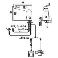 Товар: Смеситель для раковины Creavit ES2570 Хром - фото 2 Смеситель для раковины Creavit ES2570 Хром — фото 2, Смесители для раковины