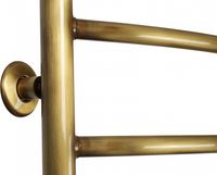 Водяной полотенцесушитель Domoterm Калипсо П7 500*700 Античная бронза — фото 2, Водяные полотенцесушители