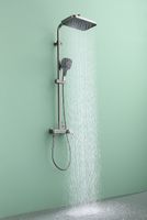 Душевая система Raglo R51.24.09 Графит матовый — фото 31, Душевые стойки