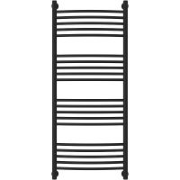 Водяной полотенцесушитель Сунержа Богема+ выгнутая 1200х500 31-0221-1250 Черный матовый — фото 1, Водяные полотенцесушители