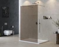 Душевая перегородка CEZARES LIBERTA-L-2-110-BR-Cr — фото 1, Душевые перегородки