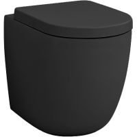 Унитаз Artceram File 2.0 FLV005 17 00 приставной Nero matt без сиденья — фото 1, Приставные унитазы