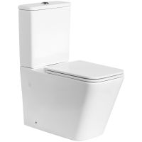 Унитаз компакт BelBagno Ardente R BB02093CPR/BB2312SC без бачка с сиденьем Микролифт — фото 1, Напольные унитазы