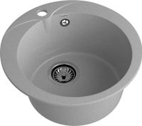 GRANFEST Мойка RONDO 480 1-чаша D-475мм серый арт.GF- — фото 1, Кухонные мойки