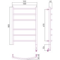 Товар: Электрический полотенцесушитель Сунержа Галант 800x500 R 31-5401-8050 Черный матовый - фото 2 Электрический полотенцесушитель Сунержа Галант 800x500 R 31-5401-8050 Черный матовый — фото 2, Электрические полотенцесушители